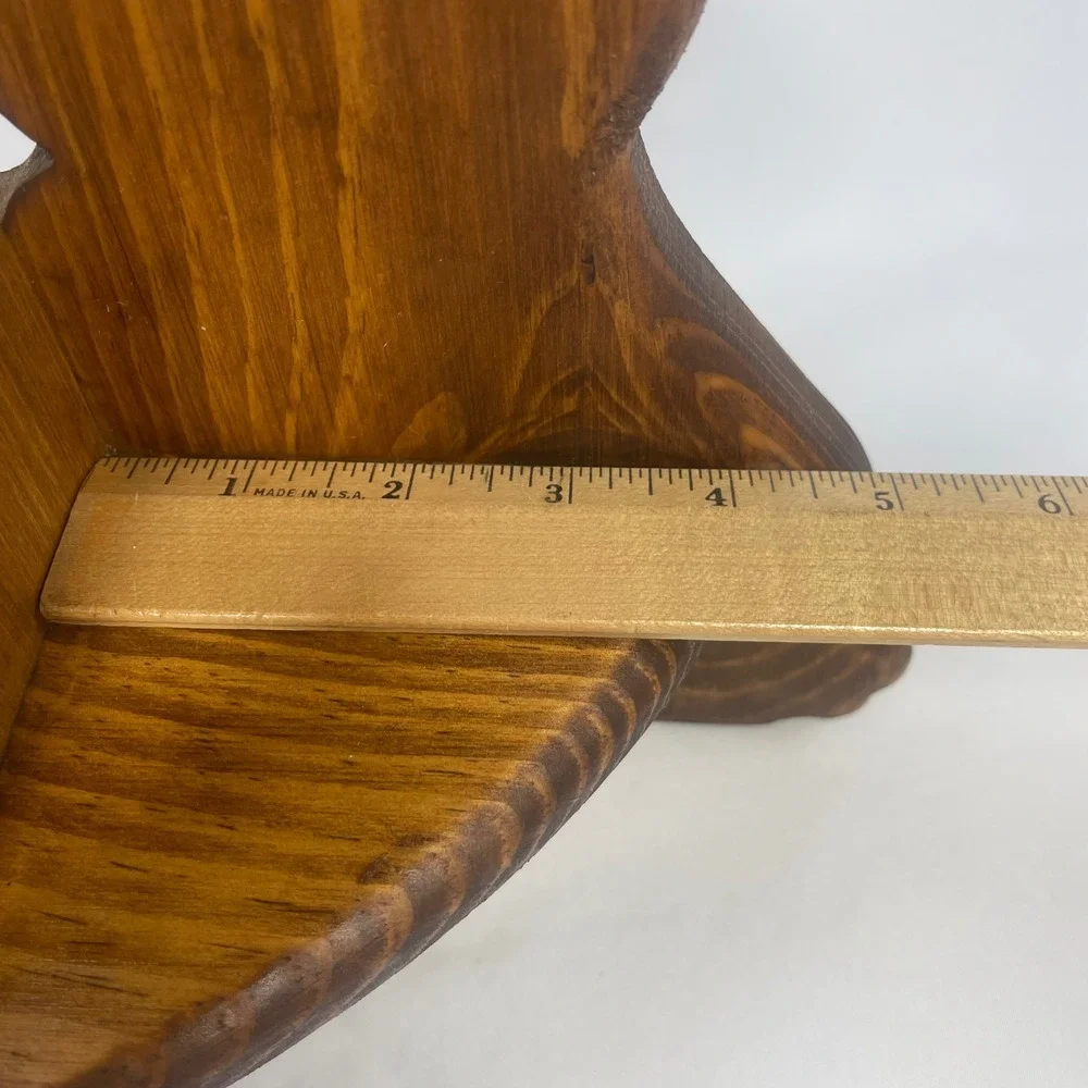 Handmade vintage wooden